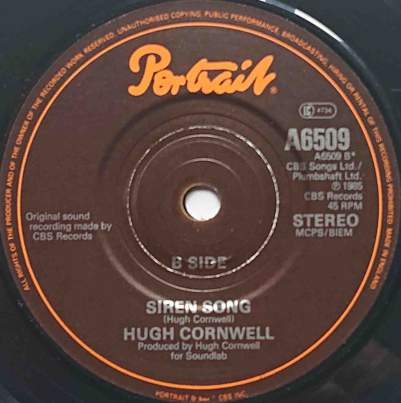 A 6509 One in a million Hugh Cornwell from The Stranglers Label